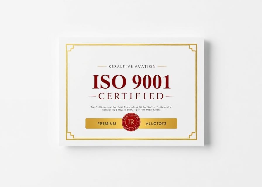 ISO certificate preview
